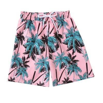 Digood Kids Beachwear Quick Dry Sport Shorts,Boy Trunks Toddler Swim Shorts Little Boy Bathing Suit Swimsuit Toddler Swimwear(Pink,9-10 Years)