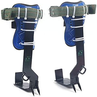 YIYIBYUS Tree Pole Climbing Spike Safety Belt Straps Adjustable Lanyard Carabiner Rope Belt Straps Portable for Outdoor