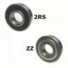 10pcs ZZ Metal Ball Bearings Ball Bearing Chrome Skateboard Steel for Skateboard Roller Wheel, Bearing Shows - 6901(12mm24mm6mm) view 2