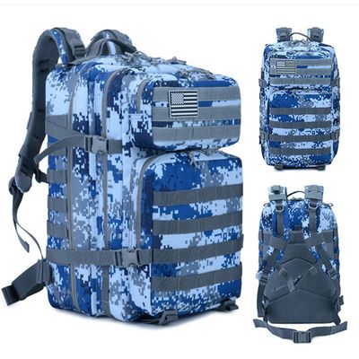 Military Tactical Backpack 45L Army 3 Days Assault Pack Bag Large Nylon 900D Mens Molle Rucksack