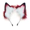 QinRuan Fox Cat Long Fur Ears Hair Headwear Wolf Animal Anime Halloween Cosplay Costume view 1