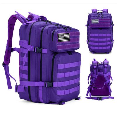 Military Tactical Backpack 45L Army 3 Days Assault Pack Bag Large Nylon 900D Mens Molle Rucksack