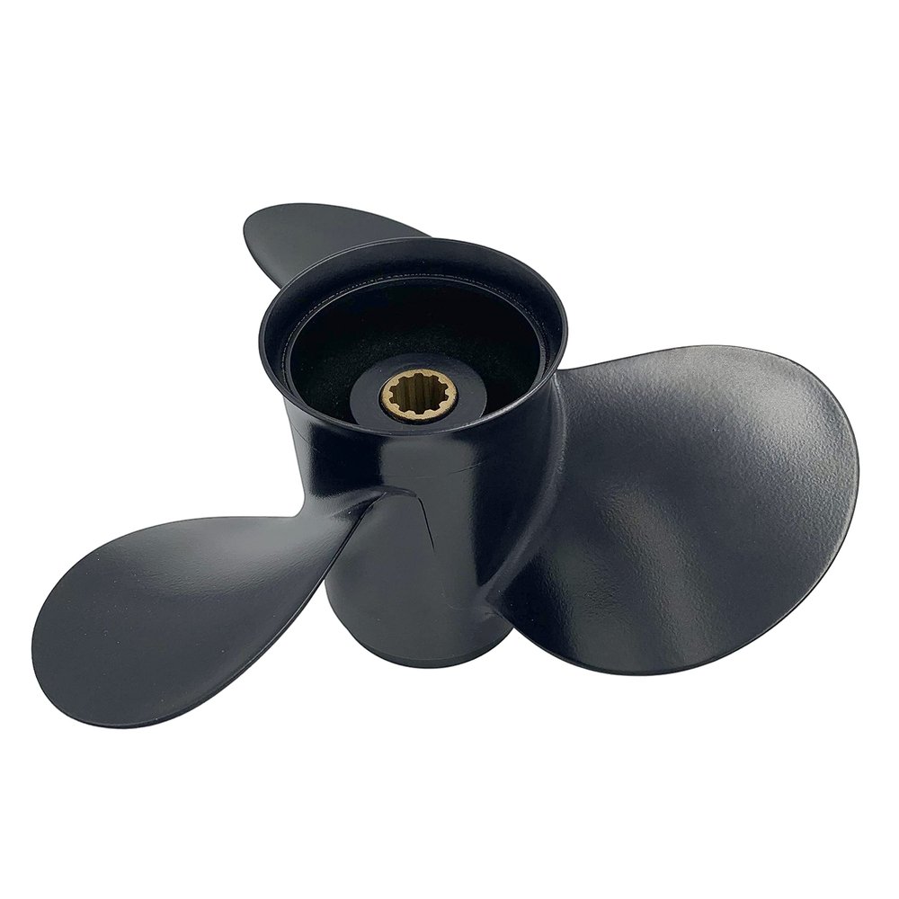 ARKDOZA Boat Propeller 9.8x9 Fit for Tohatsu Outboard 20HP-30HP 3 Blades Aluminum Prop 10 Tooth Propel RH OEM NO: 3R0B64518-0 9.8x9