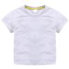Unisex Kids Baby Soft Cotton Basic T-Shirt Crew Neck Short Sleeve Tops Shirt Solid Tees Boys Girls Summer Clothes (White,2-3T,2 Years,3 Years) view 1