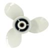 ARKDOZA Boat Propeller 9 1/4x10 3/4 Fit for Yamaha Outboard 9.9HP-15HP 3 Blades Aluminum Prop 8 Tooth Propel RH OEM NO: 626-45943-02-EL 9.25x10.75 view 2