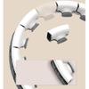 Weighted Smart Hula Hoop, Fitness Massage with Counter, Detachable Adjustment with Gravity Ball, Suitable for Beginners, Children, and Adults/White/M view 3