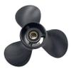 ARKDOZA Boat Propeller 10.38x13 Fit for Tohatsu Outboard 20HP-30HP 3 Blades Aluminum Prop 10 Tooth Propel RH 10.38x13 view 1