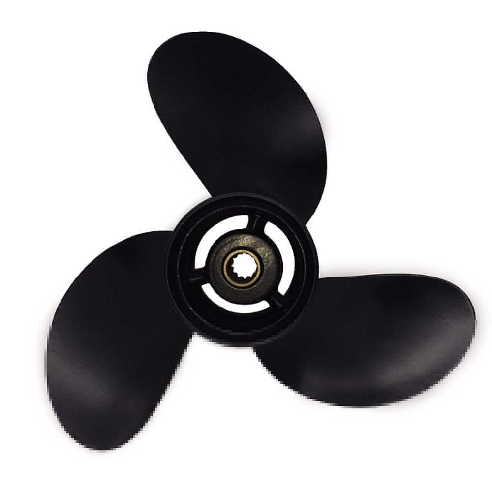 ARKDOZA Boat Propeller 8.5x9.5 Fit for Mercury Outboard 9.8HP 3 Blades Aluminum Prop 12 Tooth Propel RH 8.5x9.5
