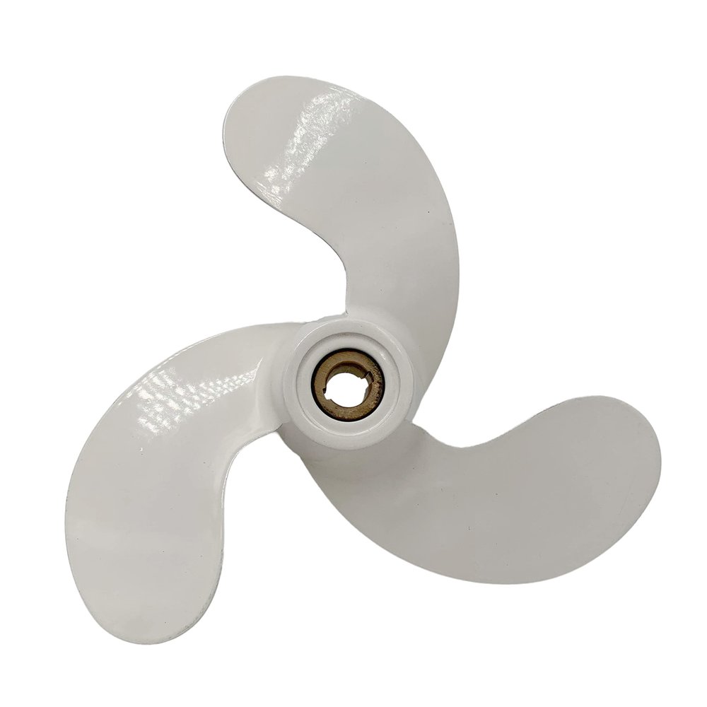 ARKDOZA Boat Propeller 7 1/2x4 Fit for Yamaha Outboard 2.5HP-6HP 3 Blades Aluminum Prop 9 Tooth Propel RH OEM NO: 624-45943-01-EL 7.5x4