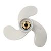 ARKDOZA Boat Propeller 7 1/2x4 Fit for Yamaha Outboard 2.5HP-6HP 3 Blades Aluminum Prop 9 Tooth Propel RH OEM NO: 624-45943-01-EL 7.5x4 view 3