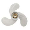 ARKDOZA Boat Propeller 7 1/2x4 Fit for Yamaha Outboard 2.5HP-6HP 3 Blades Aluminum Prop 9 Tooth Propel RH OEM NO: 624-45943-01-EL 7.5x4 view 4