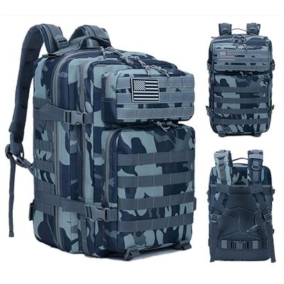 Military Tactical Backpack 45L Army 3 Days Assault Pack Bag Large Nylon 900D Mens Molle Rucksack