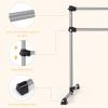 GOFLAME 4FT Ballet Barre Portable, Freestanding Double Ballet Barre Height Adjustable with Anti Slip Base, Heavy Duty Stretch Dance Bar for Home Workout (Sliver) view 3