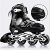 HLCUI Inline Skates for Kids Girls and Boys, Adjustable Inline Skates with 8 Luminous Wheels for Indoor and Outdoor, Unisex Adult Beginner Fitness Skates (S-XL),C,L.38~41 view 3
