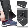 33,000ft Women's Rain Pants, Lightweight Waterproof Rain Over Pants, Windproof Hiking Pants for Outdoor, Fishing, Rainy Day Grey view 4