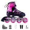 HLCUI Inline Skates for Kids Girls and Boys, Adjustable Inline Skates with 8 Luminous Wheels for Indoor and Outdoor, Unisex Adult Beginner Fitness Skates (S-XL),D,M.34~37 view 1