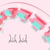 Smart Fitness Hula Hoop, Adults and Children Exercise to Lose Weight Without Falling to aggravate The Exercise Ring, Detachable Abdominal Training Device/Pink/L view 4