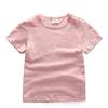 Unisex Boys Girls Short Sleeve T-Shirt Toddler Baby Crew Neck Cotton Tee Shirts Summer Clothes Solid Color Tops view 3