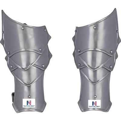 Nautical-Mart Blackened Rikomer Bracers (Silver)