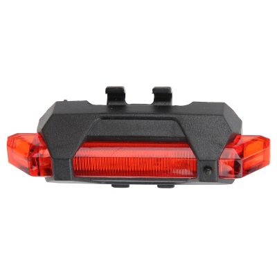 Bicycle Rear Tail Warning Light, 918 Bicycle Tail Warning Light USB for Jogging for Students(red, Pisa Leaning Tower Type)