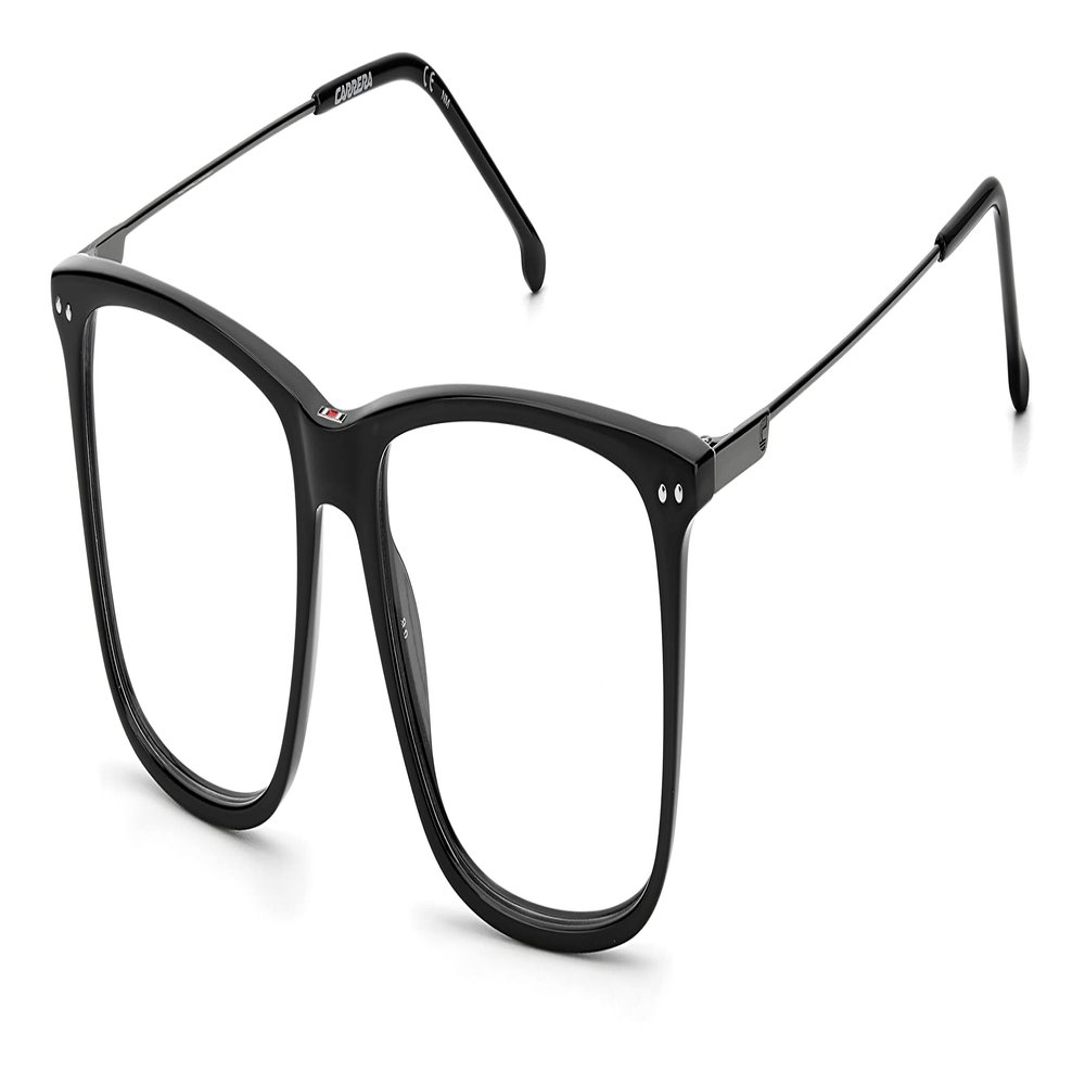 Carrera 2025T Rectangular Prescription Eyewear Frames, Black, 52mm, 15mm