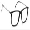 Carrera 2025T Rectangular Prescription Eyewear Frames, Black, 52mm, 15mm view 2