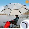 Large Beach Umbrella, Windproof Umbrella for Fishing Outdoor Patio deck Sand, Adjustable Tilt,UV Protection, Sun Shelter, Portable Carry Bag (Size : 2.4M/7.8ft) view 2