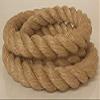 1.5" UNMANILA Rope aka Pro-Manila Synthetic TAN Poly Nautical Twisted Rope Cut to Length Landscape Boat Dock Fitness Undulation - Sold by The Foot - $3.99 / ft. view 1