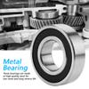 Ball Bearing, 10pcs Skateboard Bearings Rubber Sealed Miniature Deep Groove Bearings for Inline Skate Scooter Roller Blade Skates etc,6003-2RS, 0.710.2inch view 2