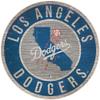 GameDay Novelties Dodgers 12" Circle with State and Team Logo Wood Sign view 1