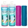 Hero 2-Pack Cooling Towels for Travel, Hiking, Sports, Yoga, Ultra Soft Microfiber 40" x 12" view 1
