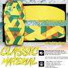 Classic 33 Inch Bodyboard (Geometric) - EPS Core, HDPE Slick, Crescent Tail, Graphic Slick, Includes Leash for Men, Women, Kids - Durable, Surfing Waves Ocean Summer Fun Beach Water Body Board view 3