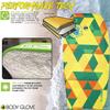 Classic 33 Inch Bodyboard (Geometric) - EPS Core, HDPE Slick, Crescent Tail, Graphic Slick, Includes Leash for Men, Women, Kids - Durable, Surfing Waves Ocean Summer Fun Beach Water Body Board view 4