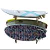 Rado Racks Drop in Surfboard Storage Bench view 2