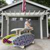 Rado Racks Drop in Surfboard Storage Bench view 4