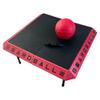 Boardball Sport Portable Foldable Indoor Outdoor Boardball Set with Rubberized Top Surface Board, Volleyball, and Compact Hand Pump, Red and Black view 1