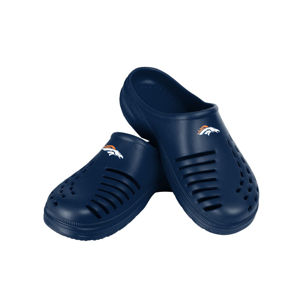 FOCO Denver Broncos NFL Mens Solid Clog - XL