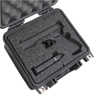 Case Club Case to fit Glock 17 & 3 Magazines. Pre-Cut, Heavy Duty, Waterproof (Accommodates Optics & Under Barrel attachments)