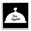 Stupell Industries Bon Appetit Phrase Mustache Chef Modern Design view 1