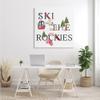 Stupell Industries Ski The Rockies Winter Seasonal Sports Phrase view 2