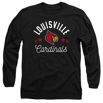 University of Louisville Official Mascot Unisex Adult Long-Sleeve T Shirt,Black, 3X-Large