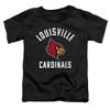 University of Louisville Official Mascot Logo Unisex Toddler T Shirt,Black, 2 view 1