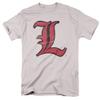 University of Louisville Official Distressed Primary Unisex Adult T-Shirt, Silver, Large view 1