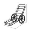 Elevate Outdoor Steel Hitch-Mounted Cargo Carrier and Game Cart - 500 lb. Maximum Weight Capacity view 3