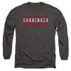 University of Louisville Official Between The Lines Unisex Adult Long-Sleeve T Shirt,Charcoal, Small view 1