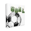 Stupell Industries Goal Soccer Ball Sports Green Varsity Typography view 1