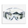 Stupell Industries Ski Mountain Reflection in Sports Goggles Winter Forest, Designed by Ziwei Li Canvas Wall Art, 16 x 20, Grey view 1