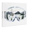 Stupell Industries Ski Mountain Reflection in Sports Goggles Winter Forest, Designed by Ziwei Li Canvas Wall Art, 16 x 20, Grey view 3