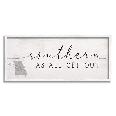Stupell Industries Missouri State Southern As All Get Out Slang