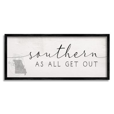 Stupell Industries Missouri State Southern As All Get Out Slang